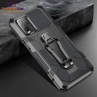 Gambar Case Shockproof Vivo Y20s Armor Hardcase Stand Clip - Hitam dari Twelven com Kota Administrasi Jakarta Barat 1 Tokopedia