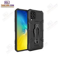 Gambar Case Shockproof Samsung M32 Armor Hardcase Stand Clip - Hitam dari Twelven com Kota Administrasi Jakarta Barat 3 Tokopedia