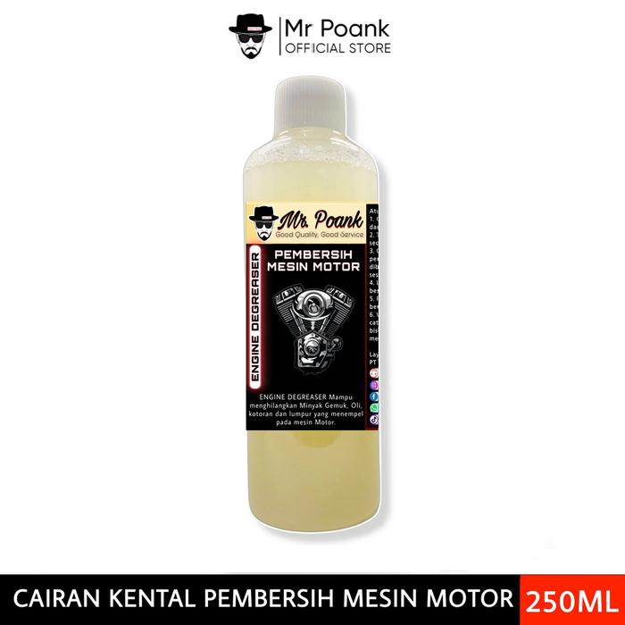 Gambar Mr Poank Cairan kental Pembersih blok mesin motor ampuh 250ml Car Lap Selang dari Mr Poank Original Kab. Tangerang Tokopedia