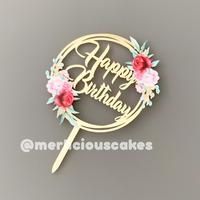 Gambar Happy Birthday HB 06 Gold Cake Topper Tusukan Kue Ulang Tahun dari Merlicious Cakes Kota Administrasi Jakarta Pusat 1 Tokopedia