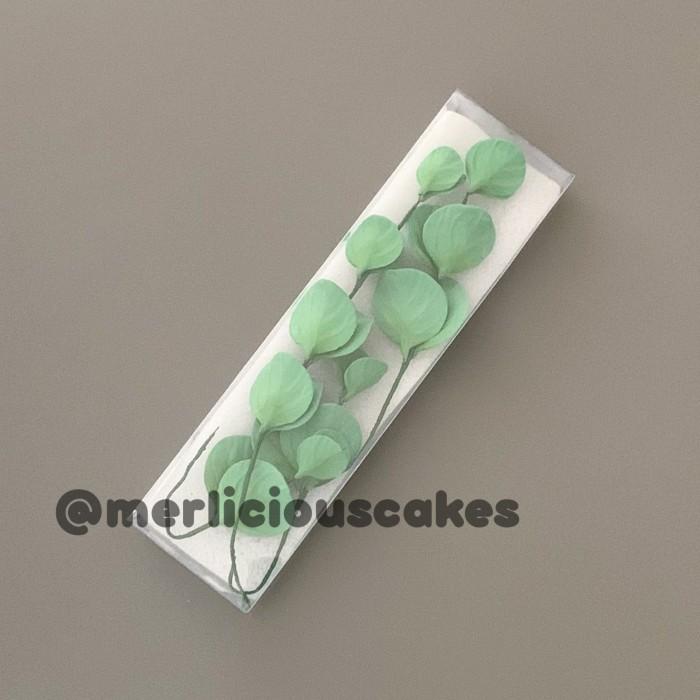 Gambar Rangkaian Daun Eucalyptus Leaf Gumpaste Flower Cake Kue Topper dari Merlicious Cakes Kota Administrasi Jakarta Pusat Tokopedia