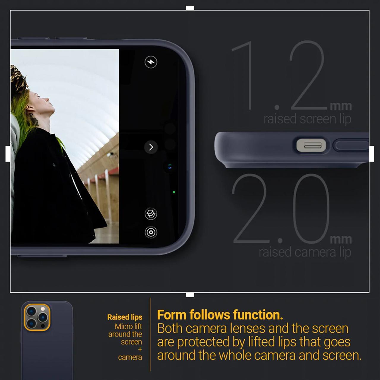 Caseology iPhone 14 Pro Case Magsafe Nano Pop Mag - Blueberry Navy ACS05013