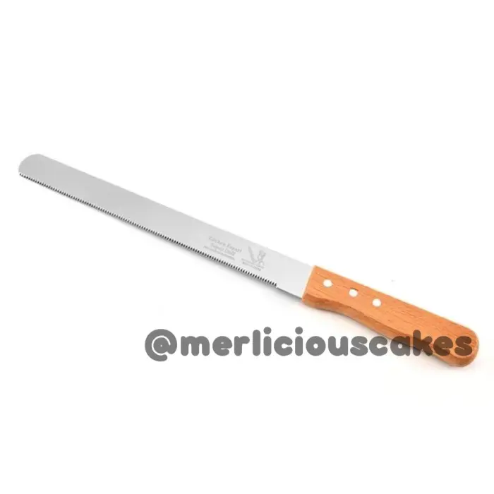 Serrated Knife Pisau Gerigi Cake Kue Stainless