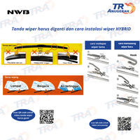Gambar Wiper Depan DESIGN Hybrid NWB JAPAN HRV, CRV, Xtrail all new, CX7 dari TIMUR RAYA ANUGERAH DAMAI Kota Administrasi Jakarta Utara 4 Tokopedia