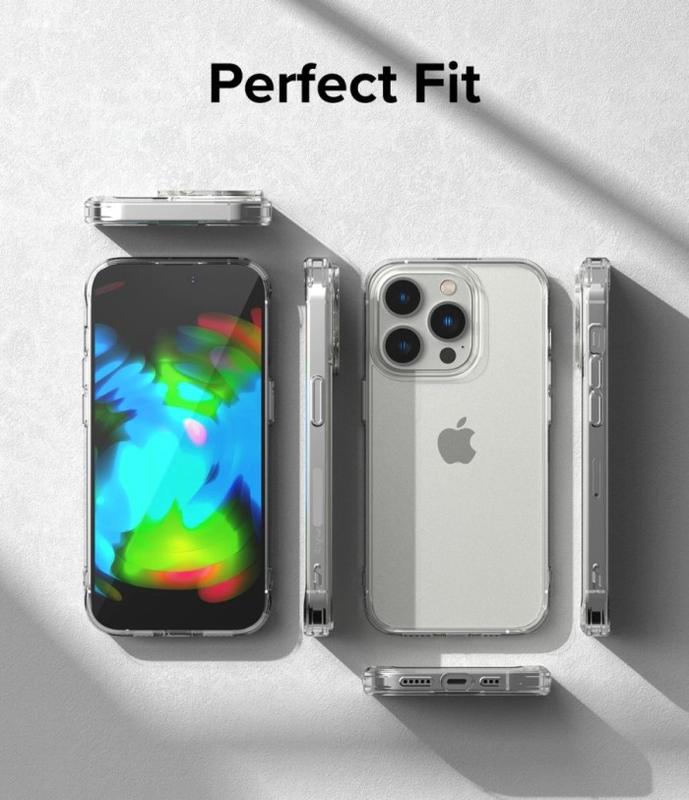 Case iPhone 14 Pro Max Plus Ringke Fusion Clear Soft Hybrid Casing 2