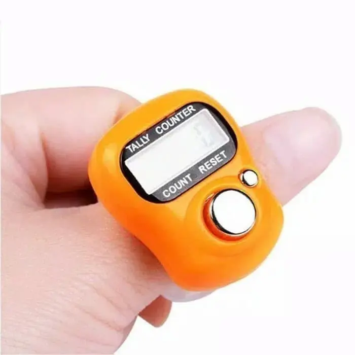 Alat Hitung Tasbih Digital Mini Led Tally Tasbeh Counter Praktis