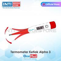 Gambar ONEMED - Thermometer Digital ALPHA 3 | Termometer Ketiak Fleksibel dari Putra Mulia Medika Kota Makassar 2 Tokopedia