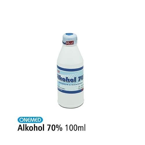 Gambar Alkohol 70% 100ml OneMed Alcohol Ethanol dari Putra Mulia Medika Kota Makassar Tokopedia