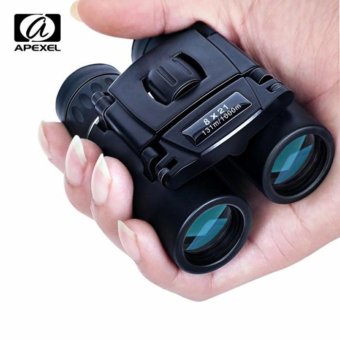 Gambar APEXEL Teropong Binoculars Compact Zoom 8x21 dari ElectStuff ID Kota Semarang Tokopedia