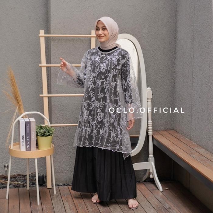 Gambar Oclo Pittara Tunic | Atasan Tunik Wanita Casual Brocade dari Oclo collections Kota Cimahi Tokopedia
