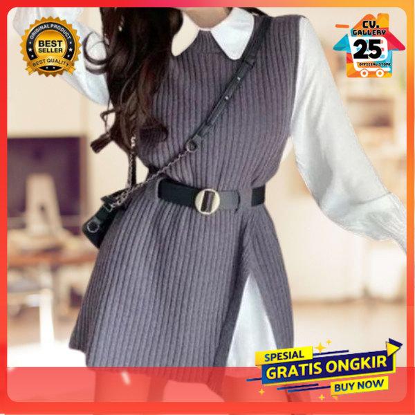 Gambar Atasan wanita baju blouse Knit Vest Import TM F127 dari Suka Belanja25 Kab. Klaten Tokopedia