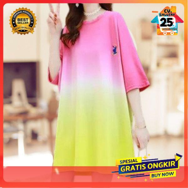 Gambar Atasan wanita baju Oversized Tee Kaos Wanita Import TM 7828 dari Suka Belanja25 Kab. Klaten Tokopedia