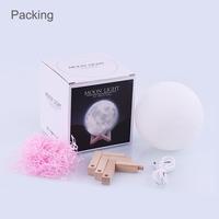 Gambar Lampu Tidur 3D Printed Moon Night Light Table Lamp 12 cm - 15 cm dari ElectStuff ID Kota Semarang 5 Tokopedia