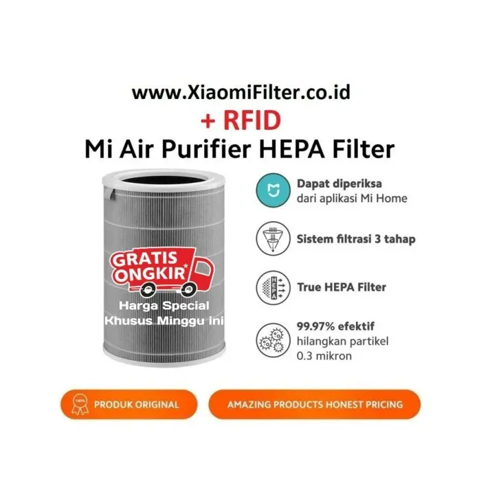 Filter Xiaomi Mi True Air Purifier Hepa Filter Antibacterial Replace 0