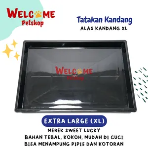 Tatakan Kandang XL 74x45x4CM Alas Wadah Kotoran Burung Iguana Hewan