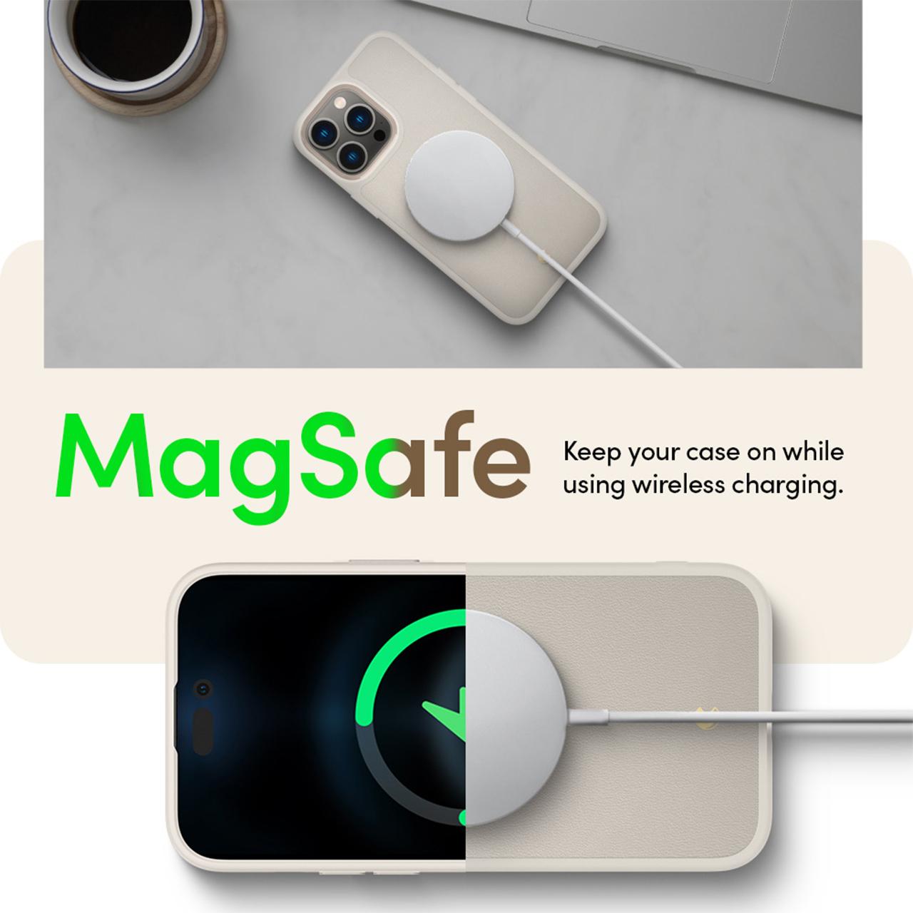 Case iPhone 14 Pro Max Plus Cyrill Kajuk MagSafe Hybrid Leather Casing