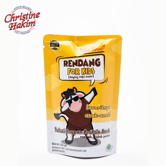 Gambar Rendang Suir For kids rendang daging sapi suir for kids protein anak dari Kripik Balado Christine Hakim Kota Padang Tokopedia
