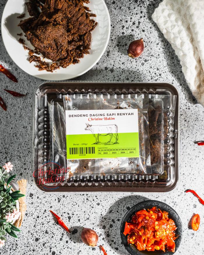 Gambar Dendeng Daging Sapi Renyah 100gr Christine Hakim dari Kripik Balado Christine Hakim Kota Padang Tokopedia