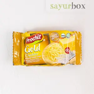 Prochiz Keju Gold 60 gram Sayurbox - Keju Cheddar Pilihan dari Susu Pilihan Cocok Sebagai Camilan atau Tambahan pada Berbagai Menu