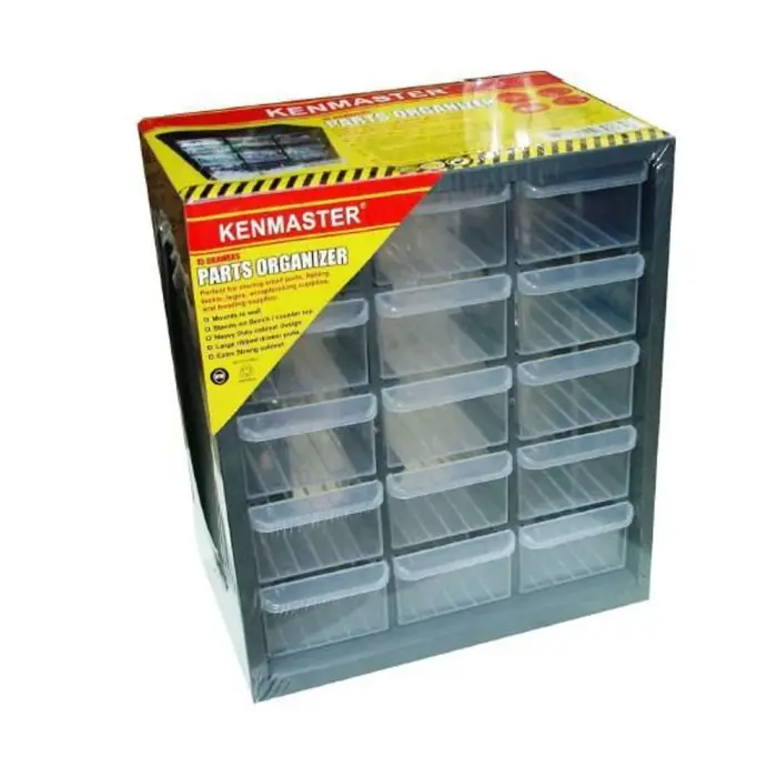 Kenmaster Rak 15 Drawer Susun - Kotak sparepart - kotak perhiasan dll 0