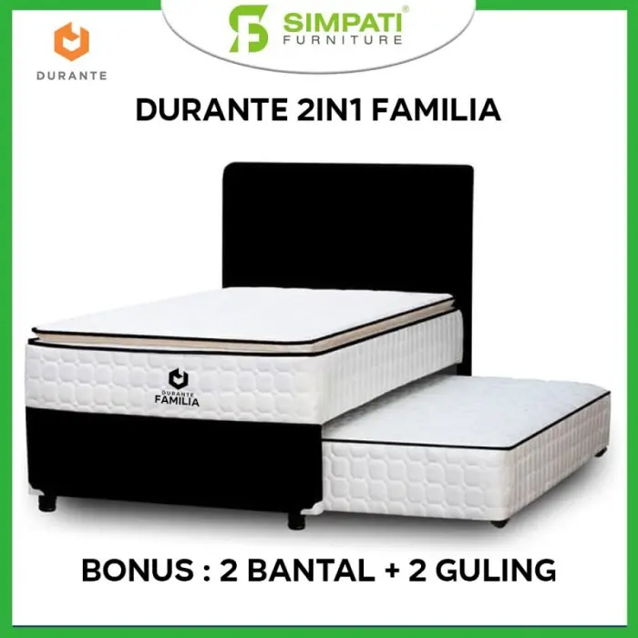 Gambar Spring Bed Durante 2in1 Familia dari Simpati Furniture Kab. Tangerang 3 Tokopedia