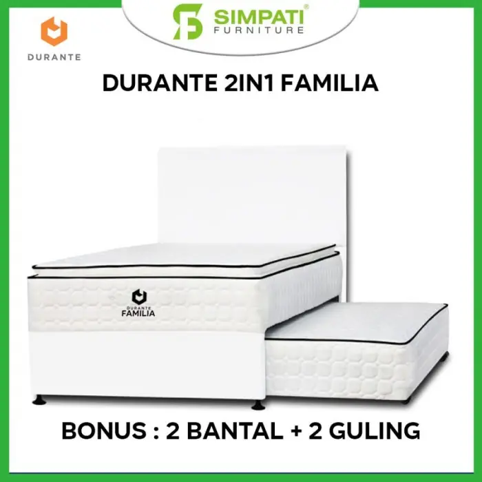 Gambar Spring Bed Durante 2in1 Familia dari Simpati Furniture Kab. Tangerang 4 Tokopedia