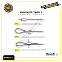 Gambar Aluminium Ferrule / Crimp Ferrule 8mm POWERTEC dari powertec id Kota Administrasi Jakarta Pusat 3 Tokopedia