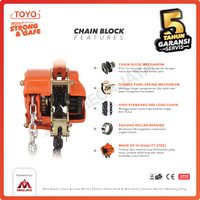Gambar Chain Block / Takel 1 Ton x 12 Meter TOYO dari megajaya.co.id Kota Administrasi Jakarta Pusat 5 Tokopedia