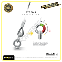 Gambar Eye Bolt / Mata Baut Galvanized M24 POWERTEC dari powertec id Kota Administrasi Jakarta Pusat 4 Tokopedia