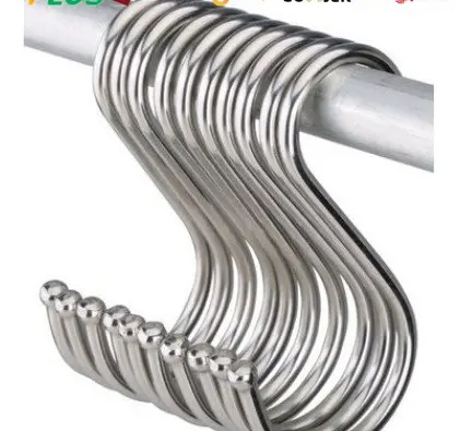 Gantungan Hook Stainless Bentuk huruf S untuk Baju Peralatan Dapur dll