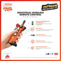 Gambar Industrial Wireless Remote Control F21-RXC 18V-65V Hoist Crane TOYO dari megajaya.co.id Kota Administrasi Jakarta Pusat 4 Tokopedia