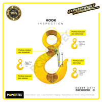 Gambar Clevis Self-Locking Hook 10mm - 3.2 Ton POWERTEC dari powertec id Kota Administrasi Jakarta Pusat 3 Tokopedia