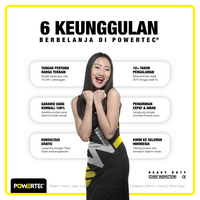 Gambar Rantai Plastik PVC 5mm x 50m Plastic Chain POWERTEC - Kuning dari powertec id Kota Administrasi Jakarta Pusat 5 Tokopedia