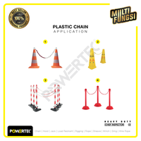 Gambar Rantai Plastik PVC 5mm x 50m Plastic Chain POWERTEC - Kuning dari powertec id Kota Administrasi Jakarta Pusat 4 Tokopedia