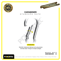 Gambar Carabiner / Karabiner Ring SS 304 8 mm POWERTEC dari powertec id Kota Administrasi Jakarta Pusat 3 Tokopedia