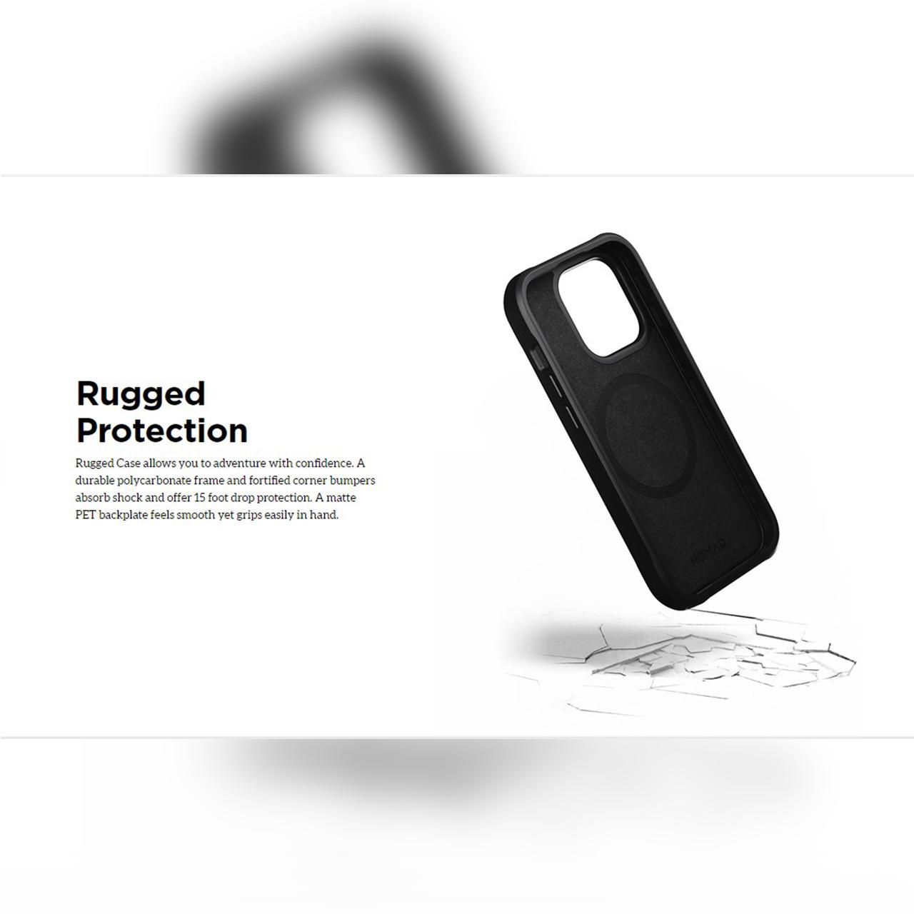 Case iPhone 14 Pro Max Plus Nomad Rugged Hybrid Shockproof MagSafe