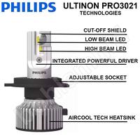 Gambar LAMPU LED ESCUDO 2.0 PHILIPS ULTINON PRO3021 Bohlam Headlamp Foglamp dari bohlamhid Kota Tangerang 2 Tokopedia
