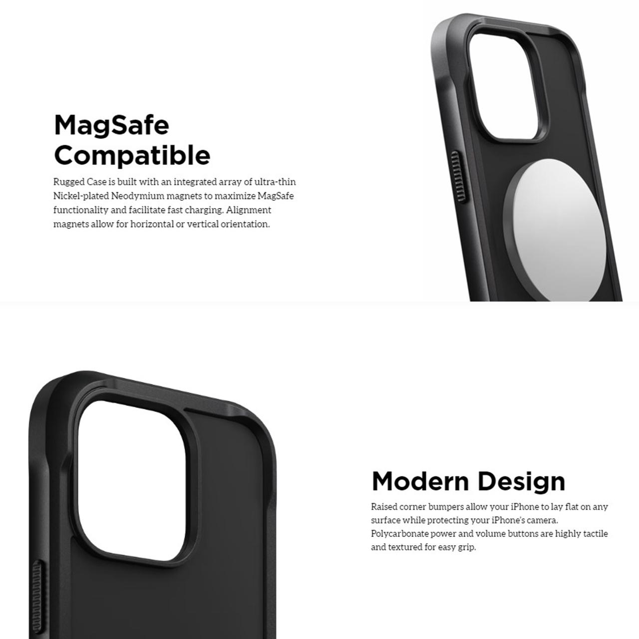 Case iPhone 14 Pro Max Plus Nomad Rugged Hybrid Shockproof MagSafe