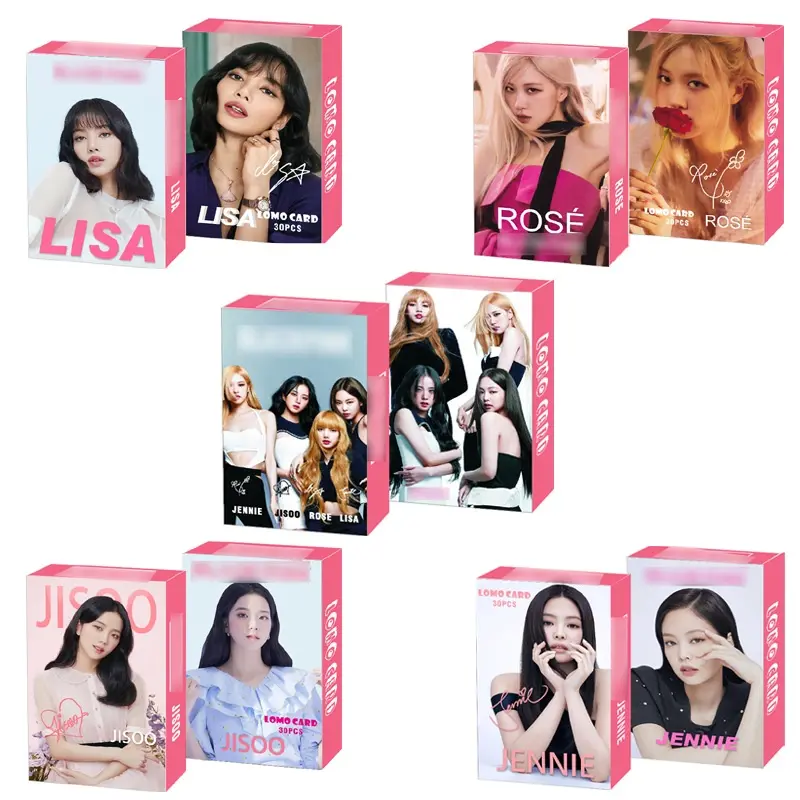 murah dong Album Lisa Kotak Lomo Jennie Blackpink Rose Jisoo Foto Kart 0