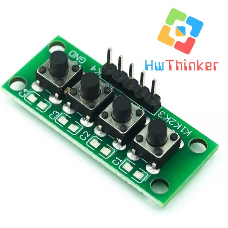 ME784 Modul Push Button 1x4 Keypad Tombol for Tter Arduino Raspberry ...
