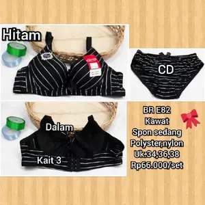 BH / BR E82 kawat spon sedang satu set bh dan cd Sorex