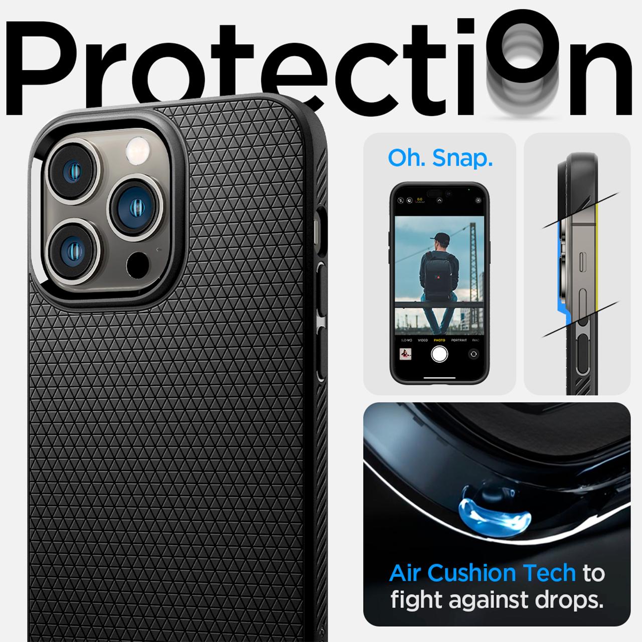 Case iPhone 14 Pro Max Plus Spigen Liquid Air Softcase TPU Casing