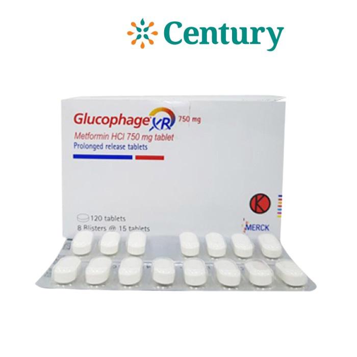 GLUCOPHAGE XR 750 MG BLISTER 15 TABLET