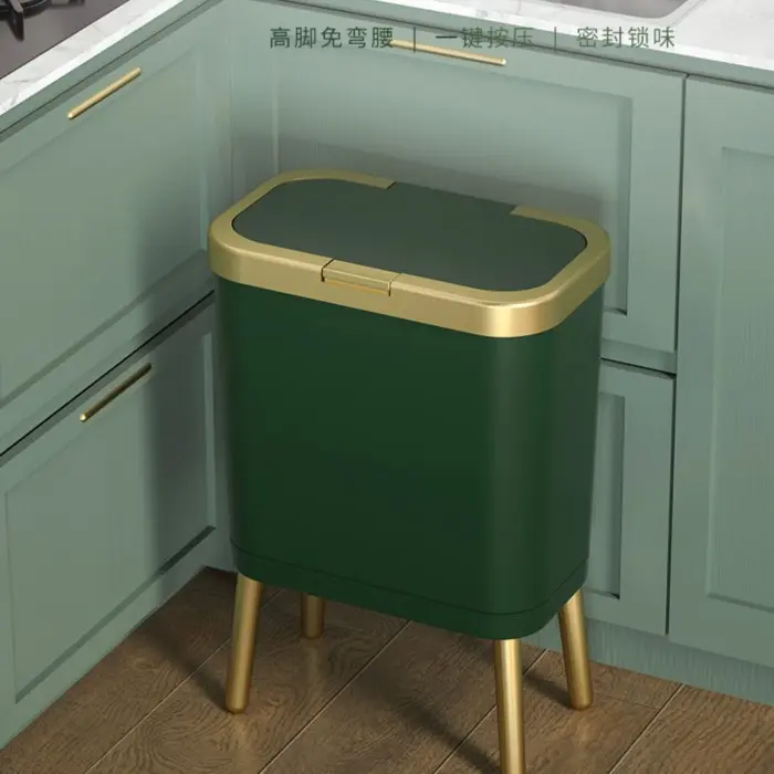 Trash Bin Luxury / Tempat sampah gold / Tong Sampah Mewah / Trash Bag 4