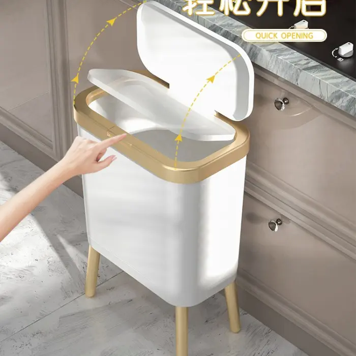 Trash Bin Luxury / Tempat sampah gold / Tong Sampah Mewah / Trash Bag 3