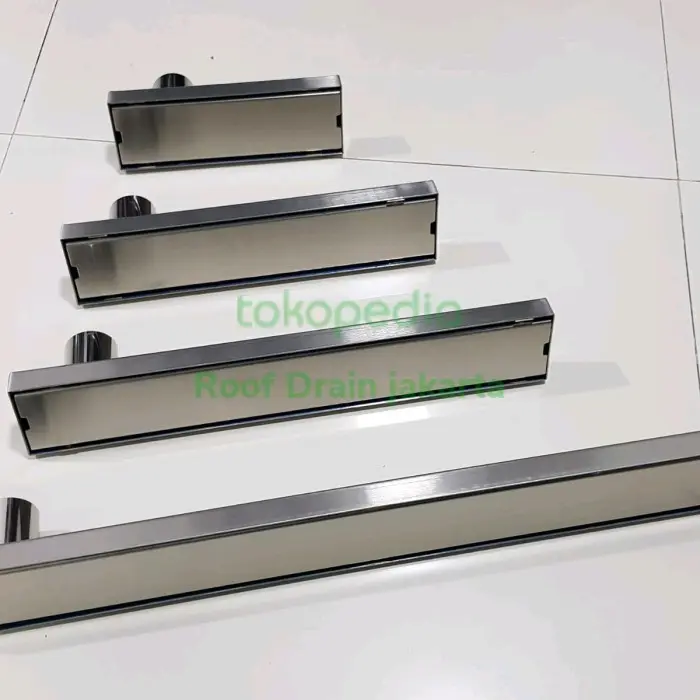 smart shower floor drain stainless panjang 60 cm saringan kamar mandi