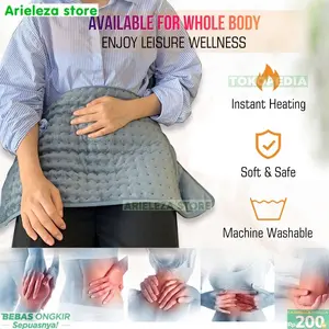 A.S Bantal Panas Adjustable Heating Pad Terapi Listrik ukuran 60x30cm