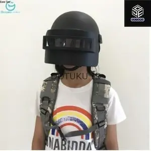 [DOTUKU] Helm Topeng PUBG Cosplay Battelgrounds Level 3 Toy Helmet