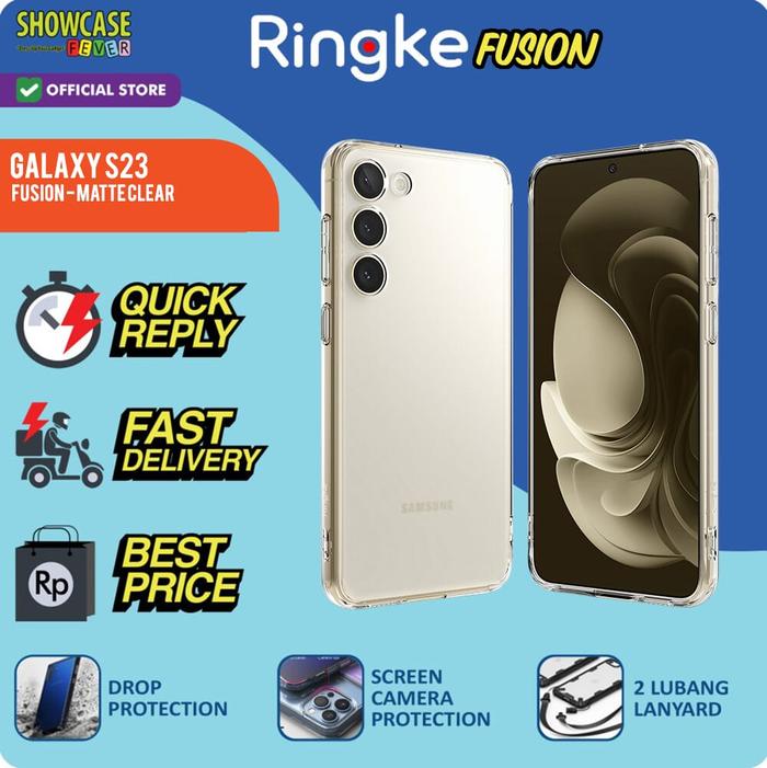 Gambar Ringke Compatible For Galaxy S23 Fusion Matte Clear Softcase Anti Crack Shock Armor dari ShowcaseFever Kota Administrasi Jakarta Utara Tokopedia