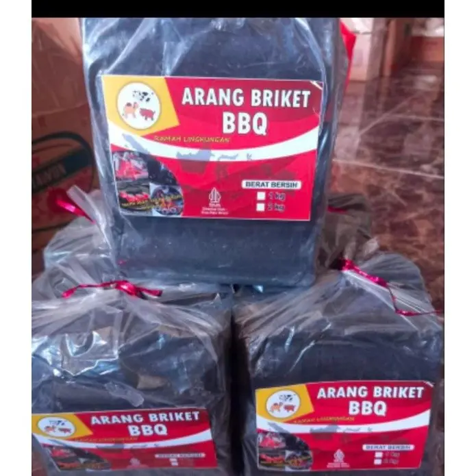 Arang Briket Cube Kubus Kotak 1kg